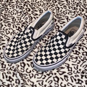 Checked vans